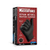 MASTER FORCE PUDRASIZ NİTRİL MUAYENE ELDİVENİ SİYAH