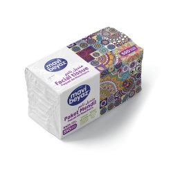 MAVİ BEYAZ PAKET MENDİL 550 YAPRAK*24 PAKET