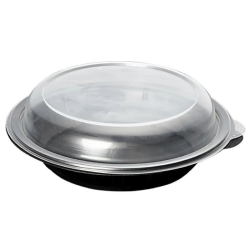 DİPACK 750 CC YUVARLAK SALATA KASESİ + KAPAK (UFO MODEL)