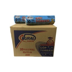 VURAL ENDÜSTRİYEL ÇÖP POŞETİ JUMBO 400GR (SİYAH)
