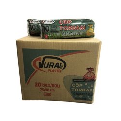 VURAL ENDÜSTRİYEL ÇÖP POŞETİ BATTAL 300GR (SİYAH)