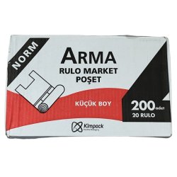 NORM ARMA ŞEFFAF MANAV RULO POŞET KÜÇÜK 200'LÜ