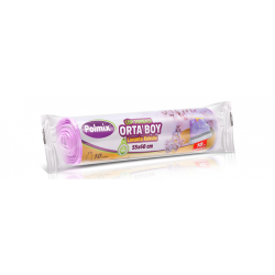 POLMİX BÜZGÜLÜ ÇÖP POŞETİ ORTA 10'LU